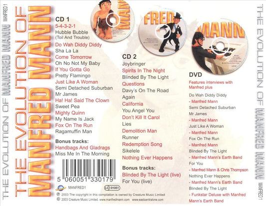 Evolution of Manfred Mann cover art