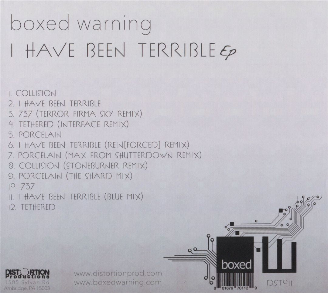 I Have Been Terrible EP cover art