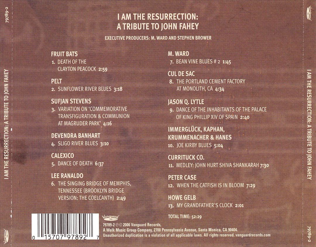 I Am the Resurrection: A Tribute to John Fahey cover art