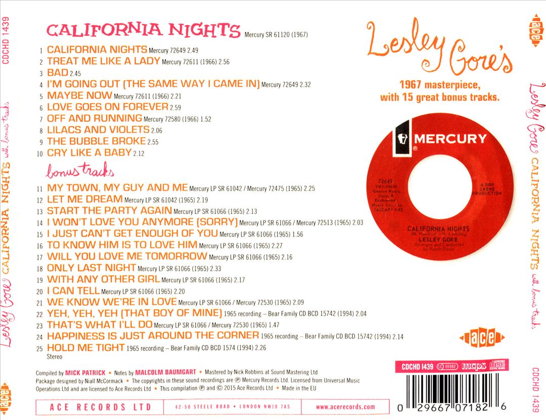 California Nights [Bonus Tracks] cover art