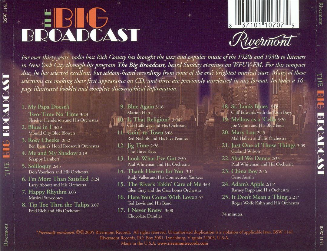 Big Broadcast, Vol. 6 cover art