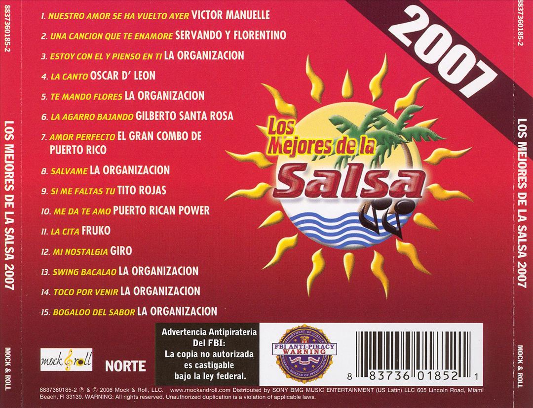 Mejores de La Salsa 2007 cover art