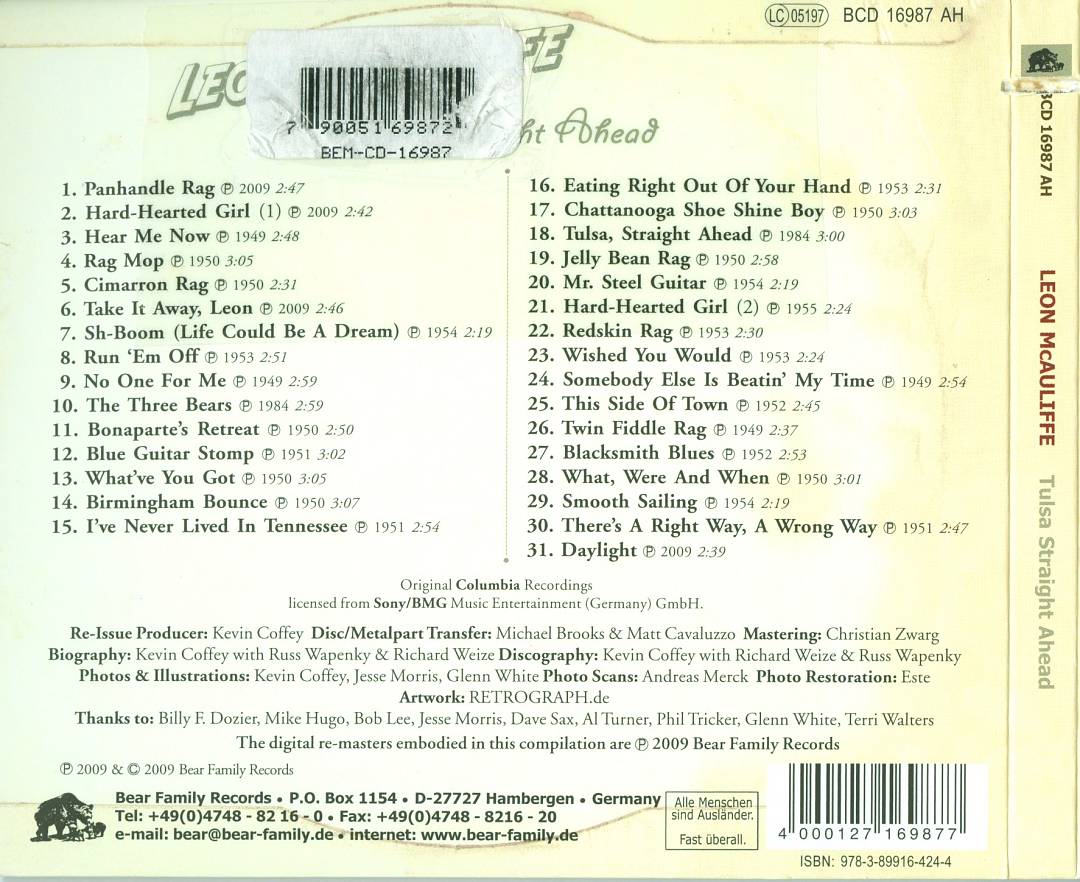 Tulsa Straight Ahead cover art