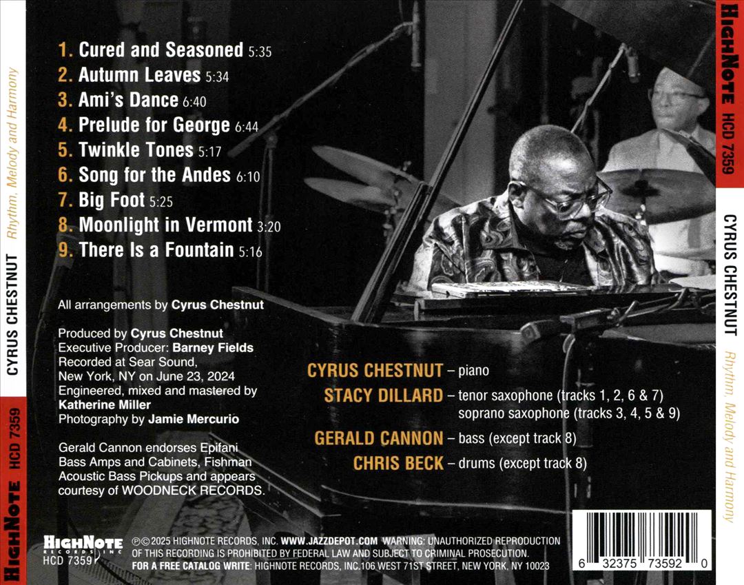 Rhythm, Melody and Harmony cover art