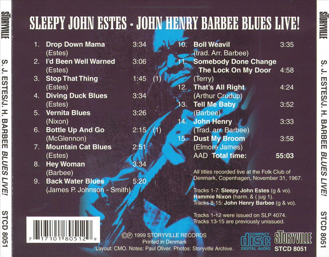 Blues Live cover art