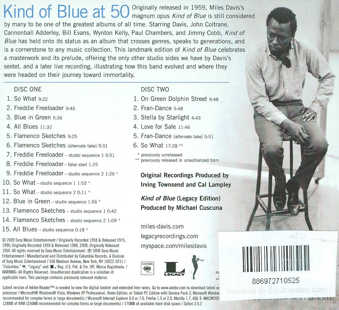 Kind of Blue [Legacy Edition] cover art