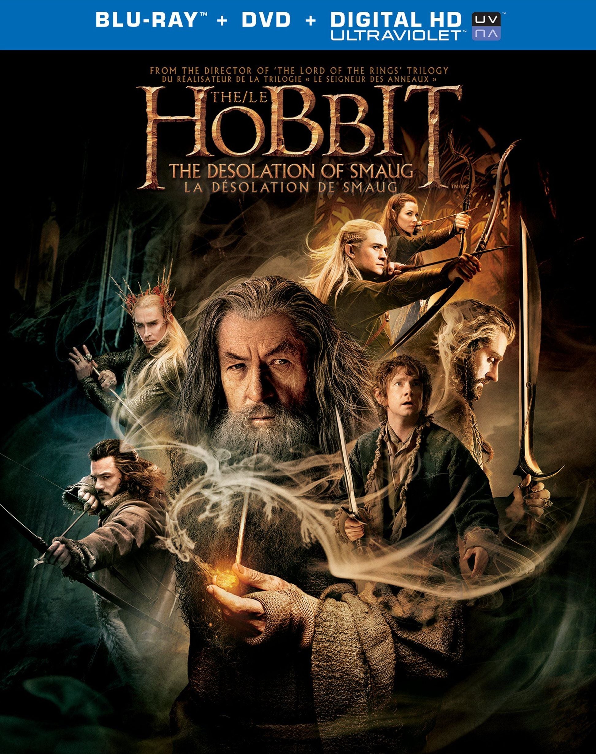 Hobbit: The Desolation of Smaug [Blu-ray/DVD] cover art