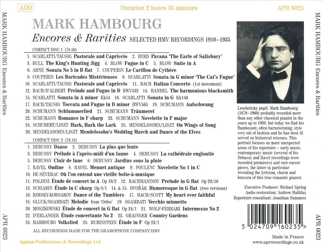 Encores & Rarities: A selection of his HMV recordings from 1910 to 1935 cover art