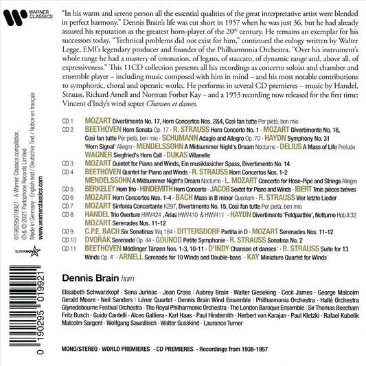 Dennis Brain Homage cover art