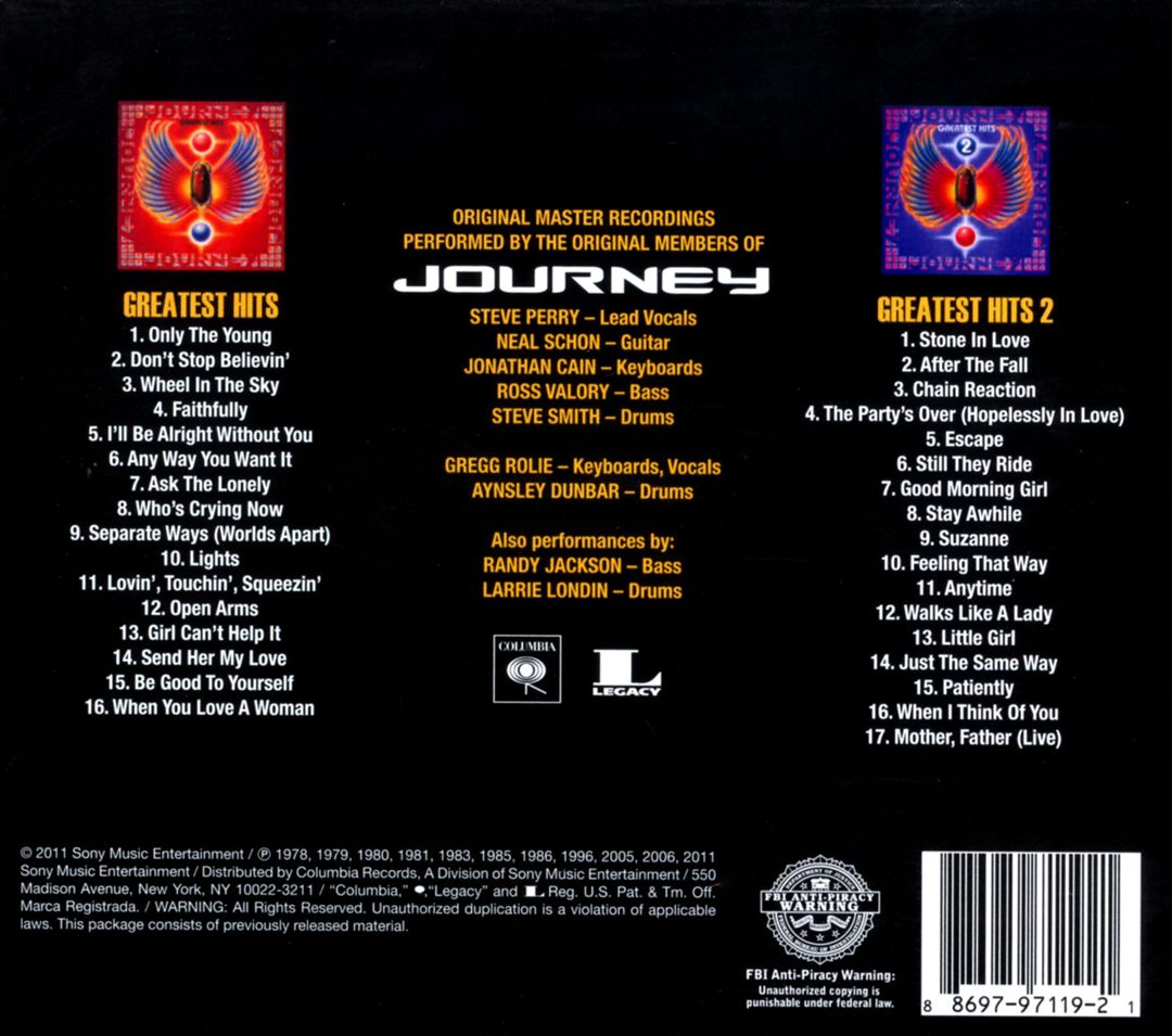 Greatest Hits/Greatest Hits, Vol. 2 cover art