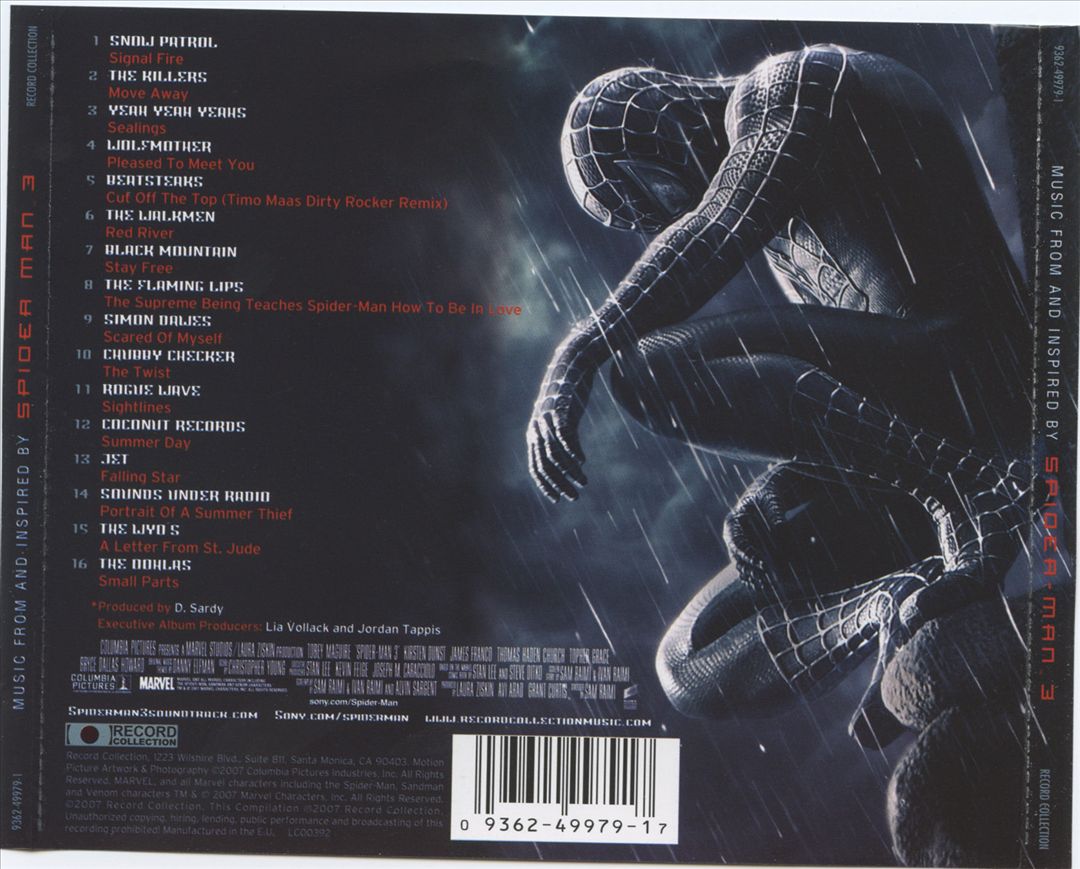 Spider-Man 3 [Music From and Inspired By] cover art