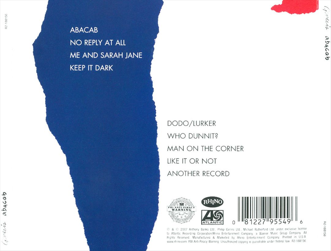 Abacab cover art
