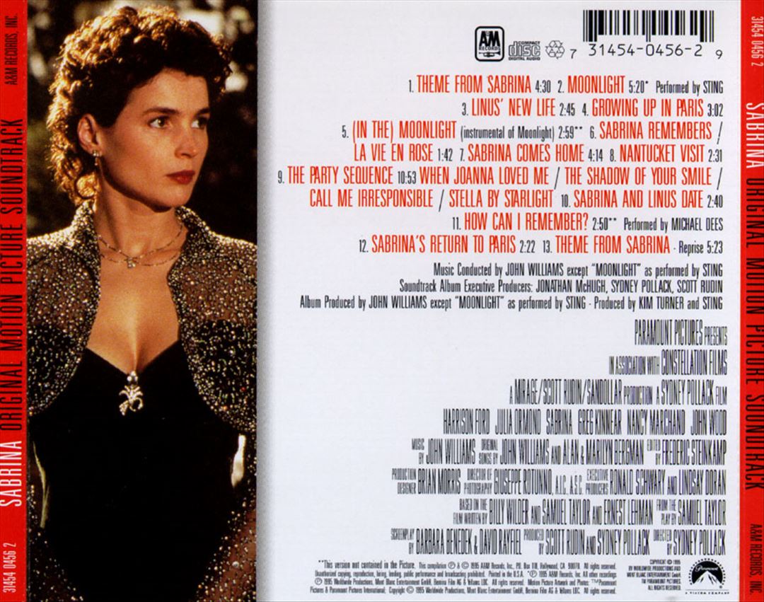 Sabrina [Original Soundtrack] cover art