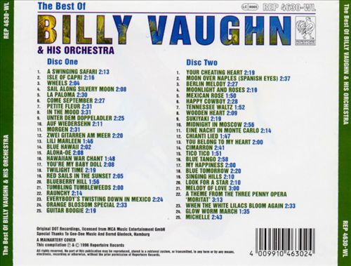 Very Best of Billy Vaughn cover art