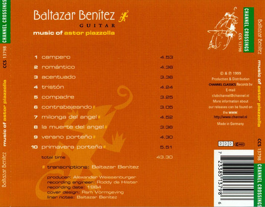 Music of Astor Piazzolla cover art