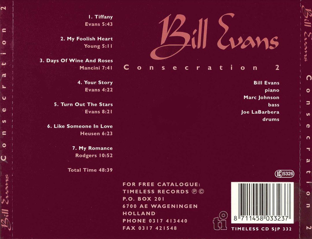 Consecration, Vol. 2 cover art
