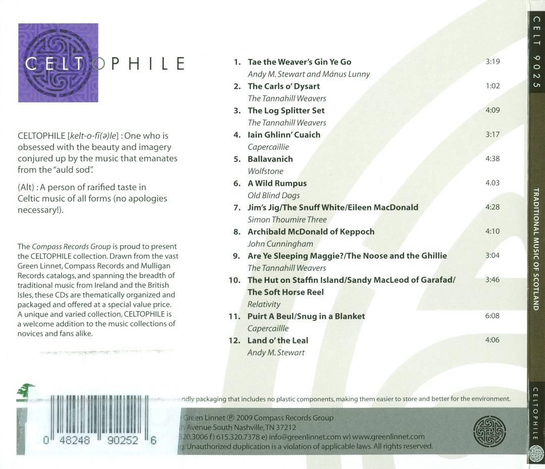 Traditional Music of Scotland cover art