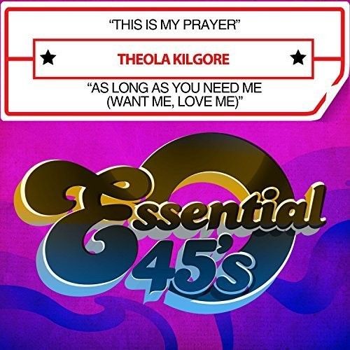 This Is My Prayer/As Long as You Need Me cover art