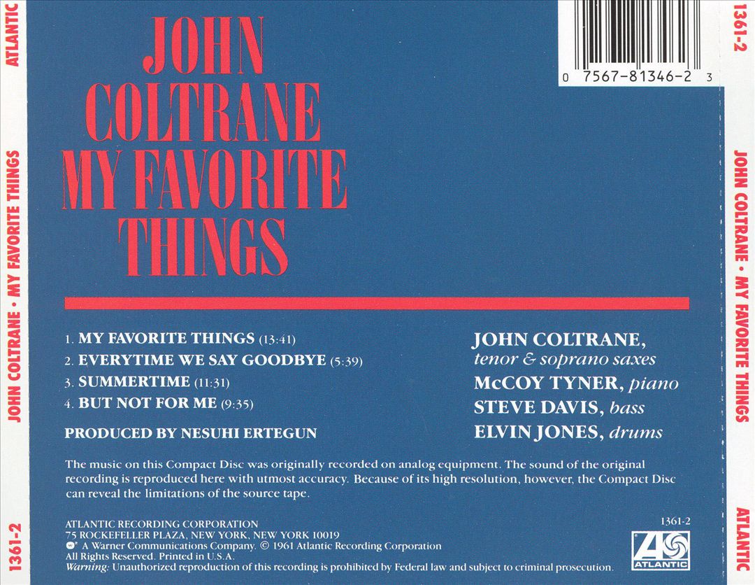 My Favorite Things cover art