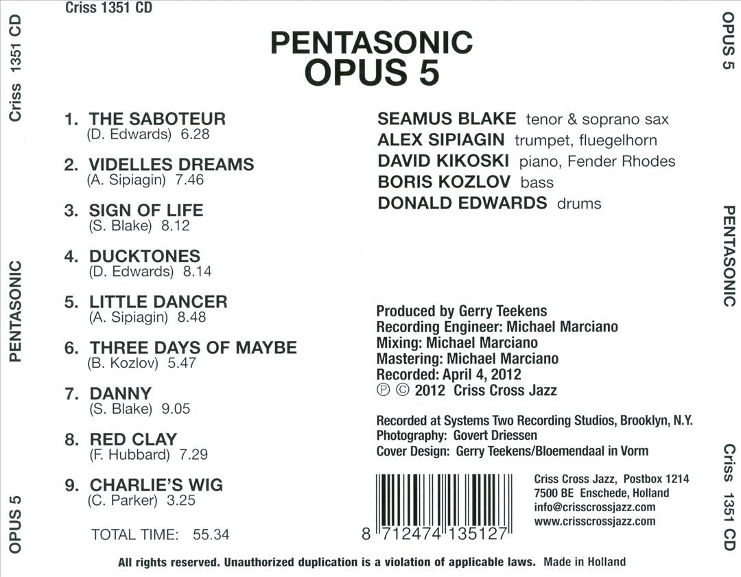 Pentasonic cover art