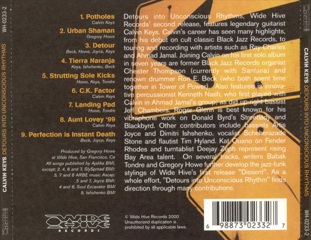 Detours into Unconscious Rhythms cover art