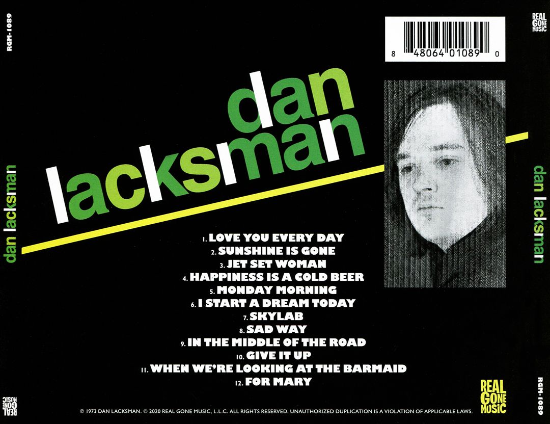Dan Lacksman cover art