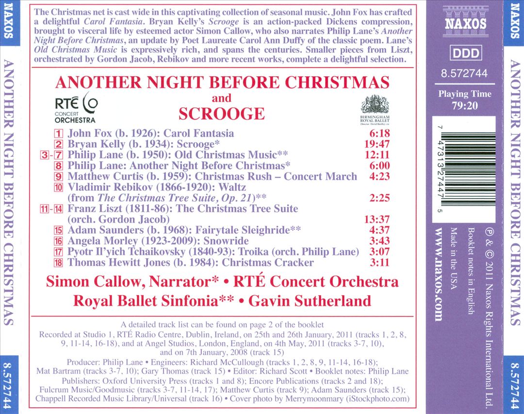 Another Night Before Christmas and Scrooge cover art