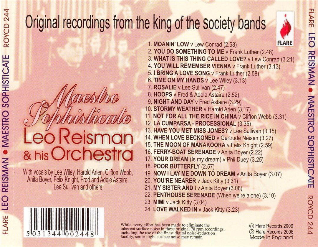 Maestro Sophisticate cover art