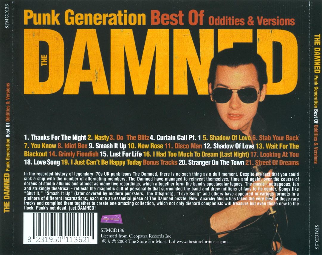 Punk Generation: Best of Oddities & Versions [Bonus Tracks] cover art