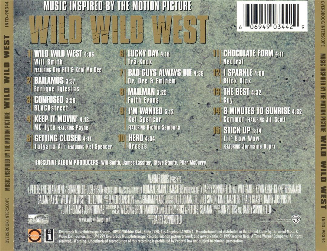Wild Wild West [1999 Original Soundtrack] cover art