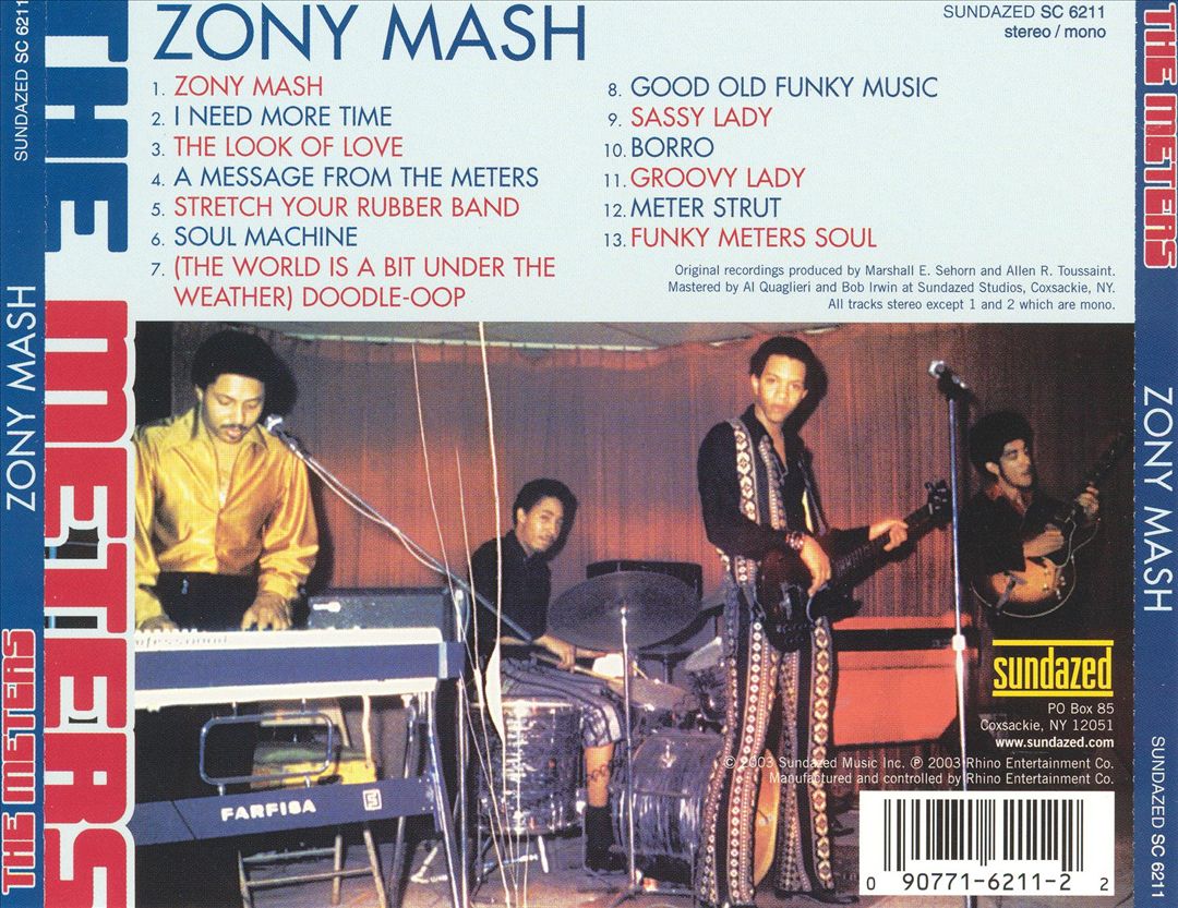 Zony Mash cover art
