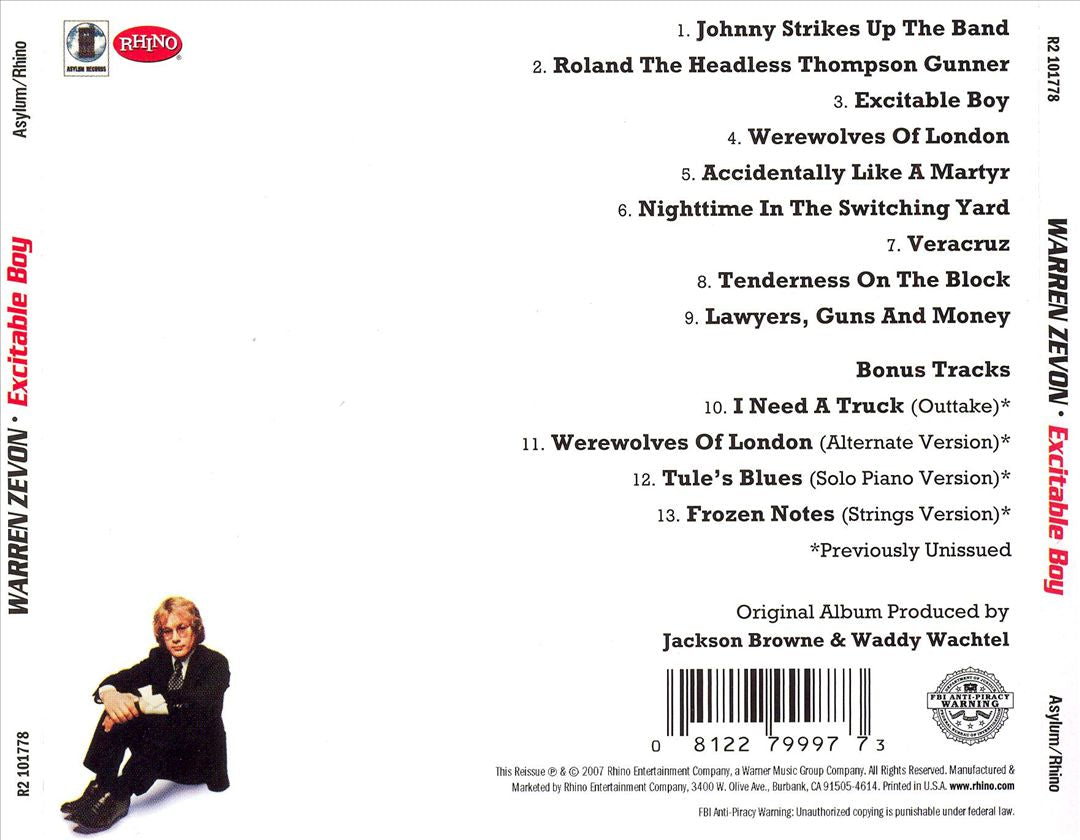 Excitable Boy [Bonus Tracks] cover art