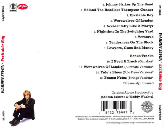 Excitable Boy [Bonus Tracks] cover art