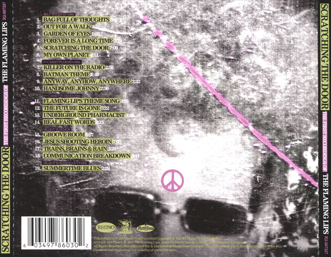 Scratching the Door: The First Recordings of the Flaming Lips cover art
