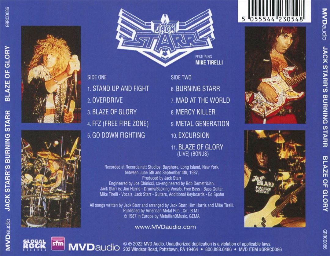Blaze of Glory cover art