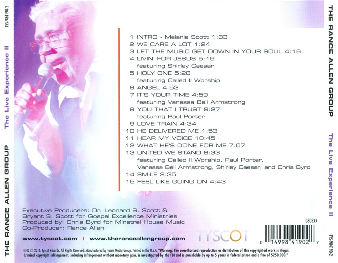 Live Experience II cover art