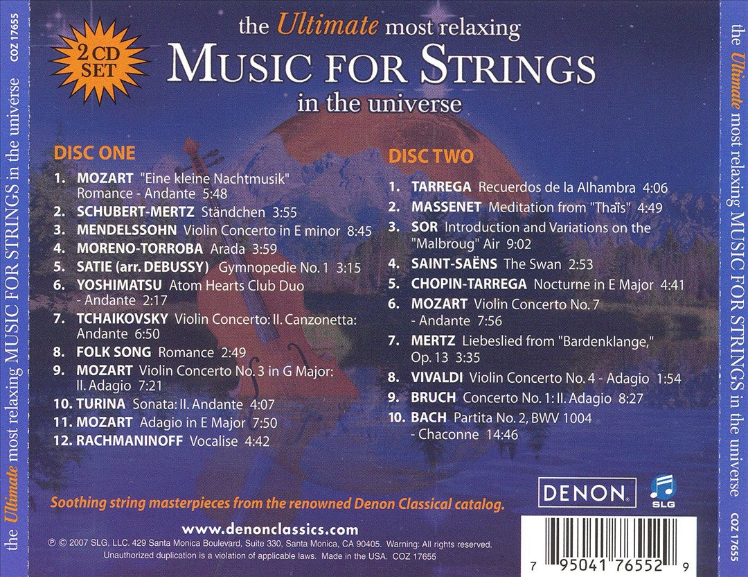 Ultimate Most Relaxing Music for Strings in the Universe cover art