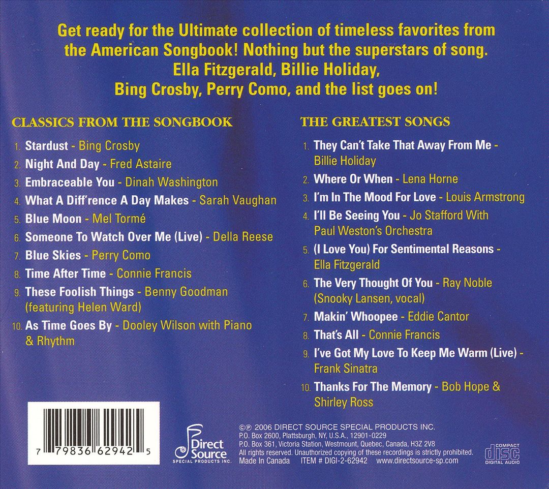 Ultimate Collection: Great American Songbook cover art