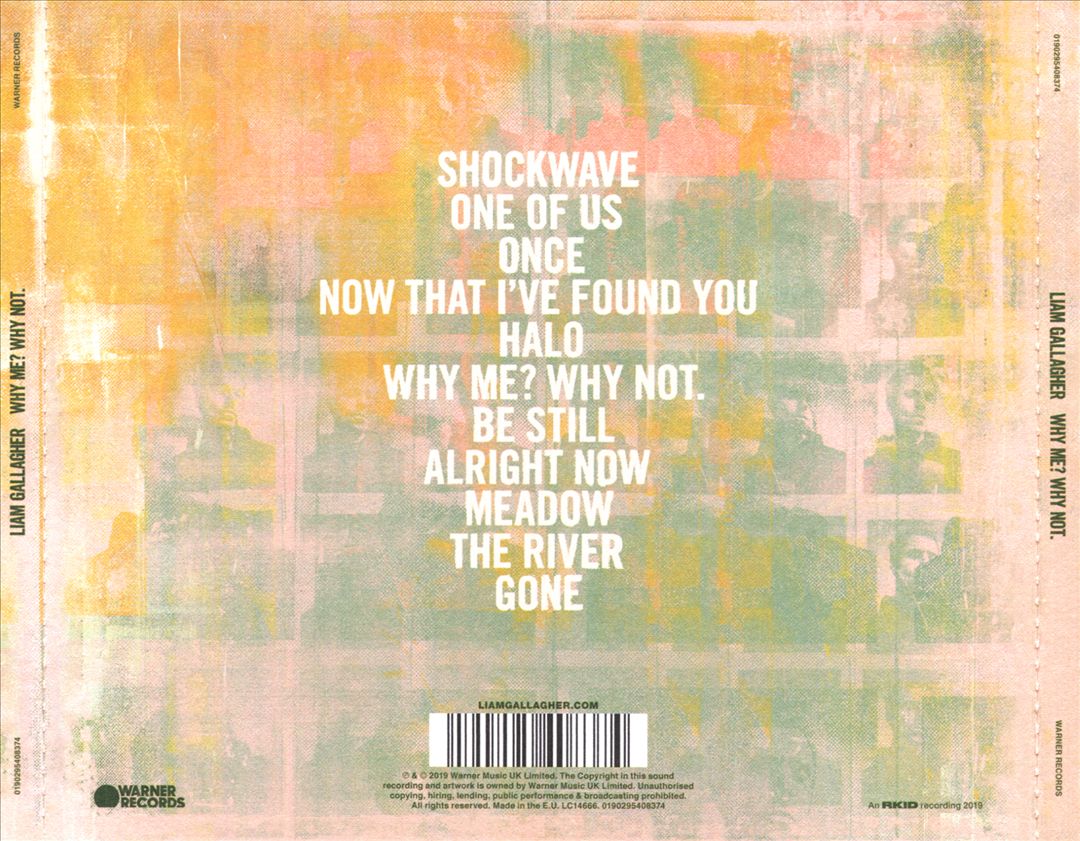 Why Me? Why Not. cover art