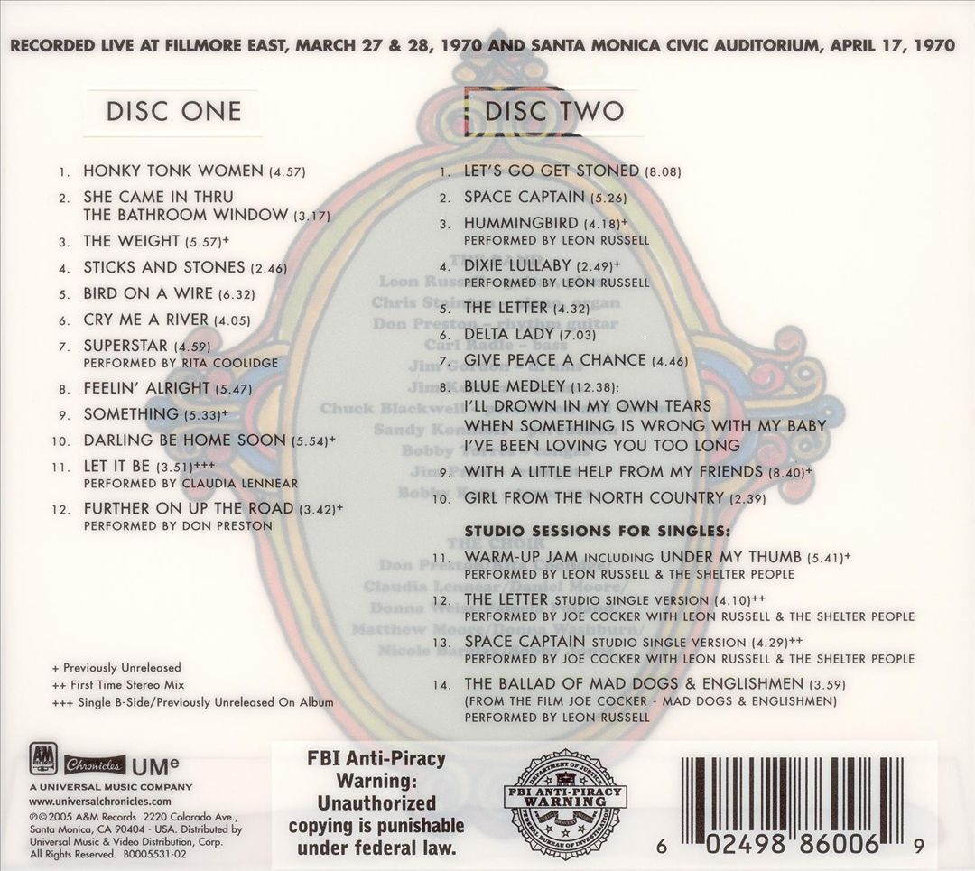 Mad Dogs & Englishmen [Deluxe Edition] cover art