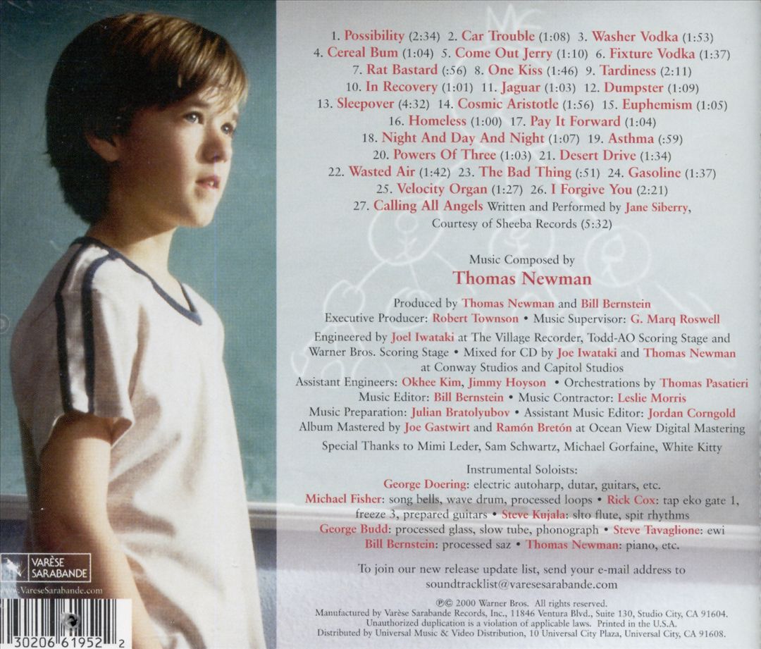 Pay It Forward [Original Motion Picture Soundtrack] cover art