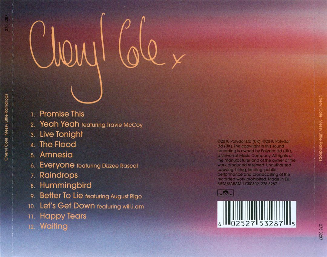 Messy Little Raindrops cover art