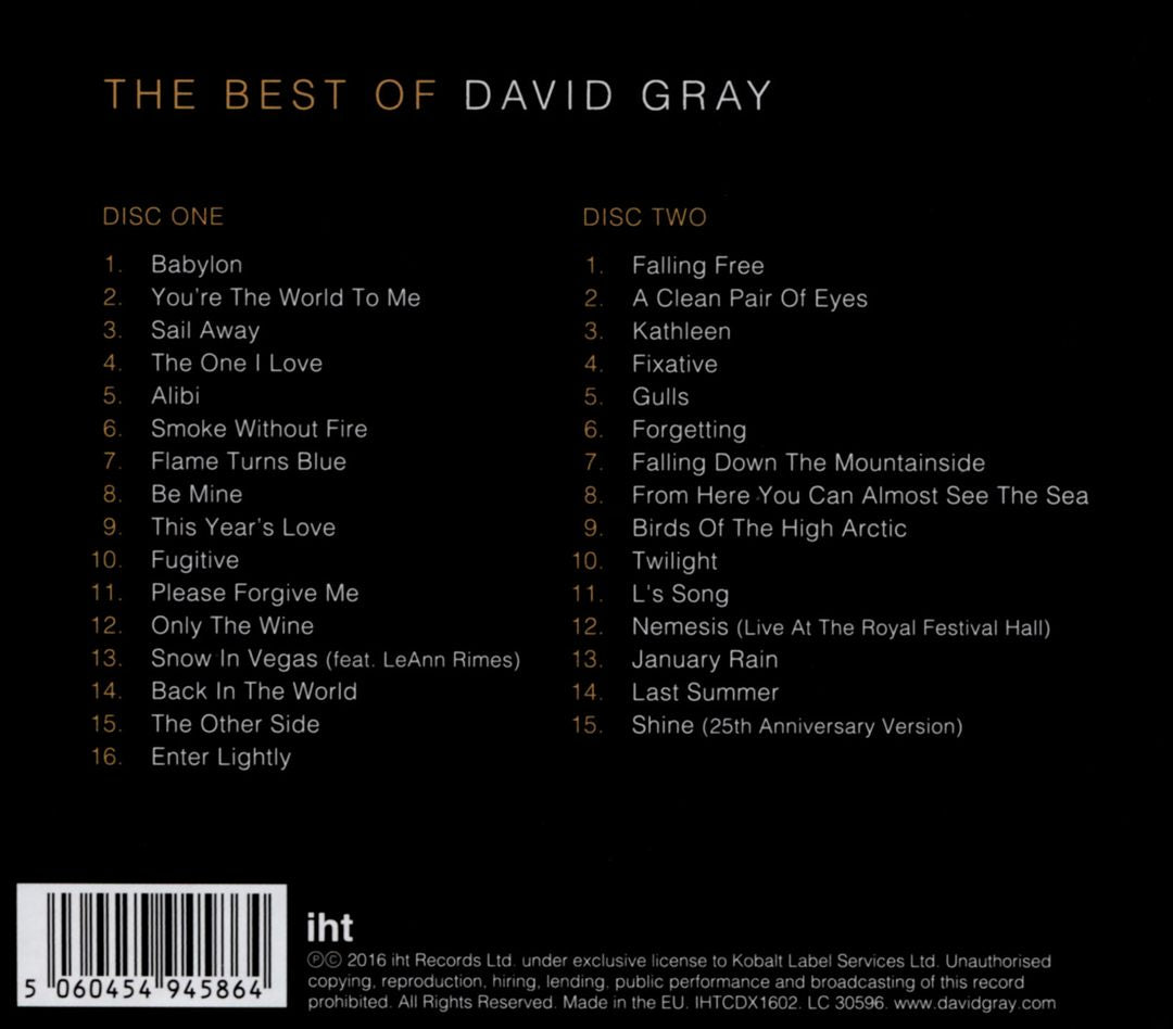 Best of David Gray cover art