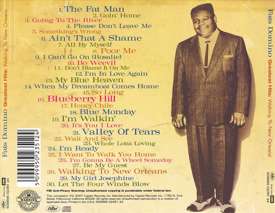 Greatest Hits: Walking To New Orleans cover art