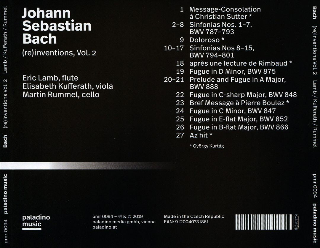 Johann Sebastian Bach: (Re)Inventions, Vol. 2 cover art