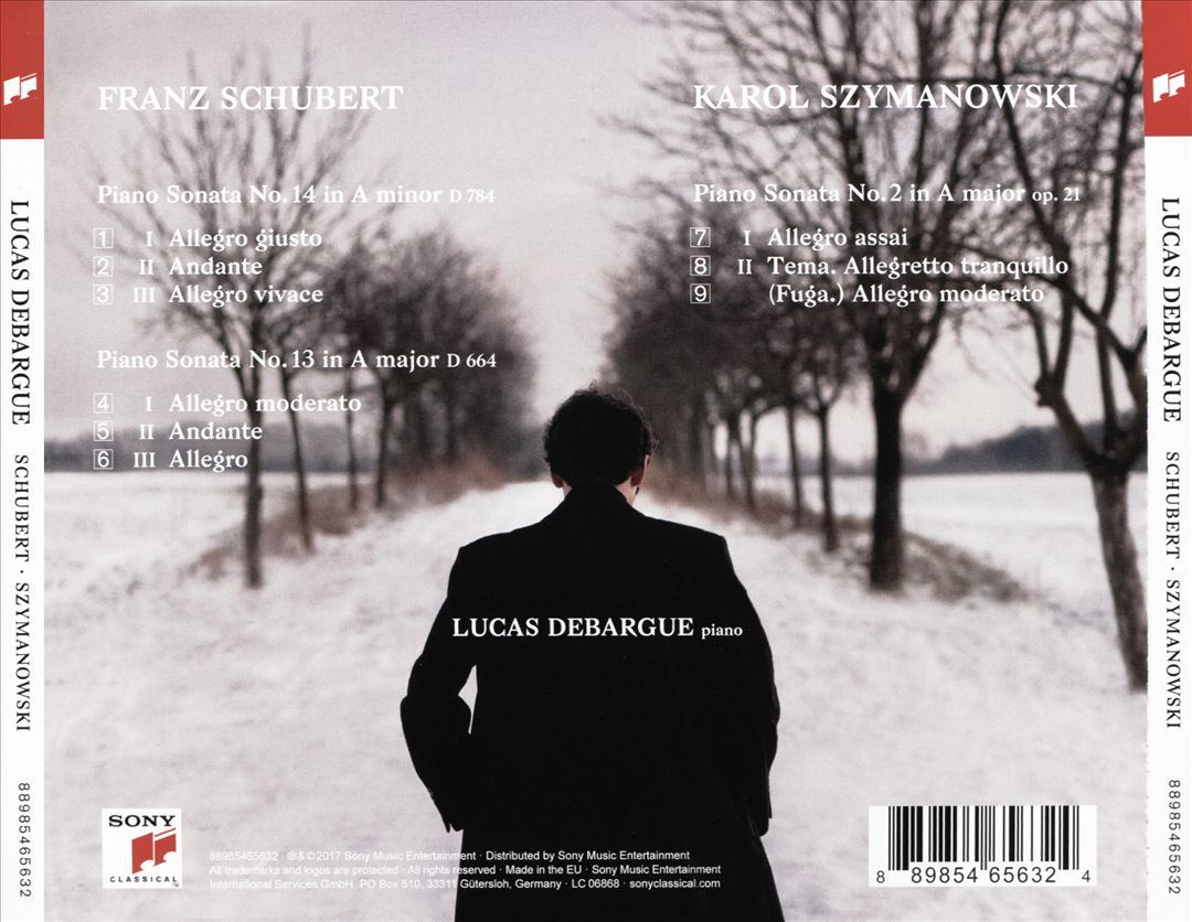 Schubert, Szymanowski cover art