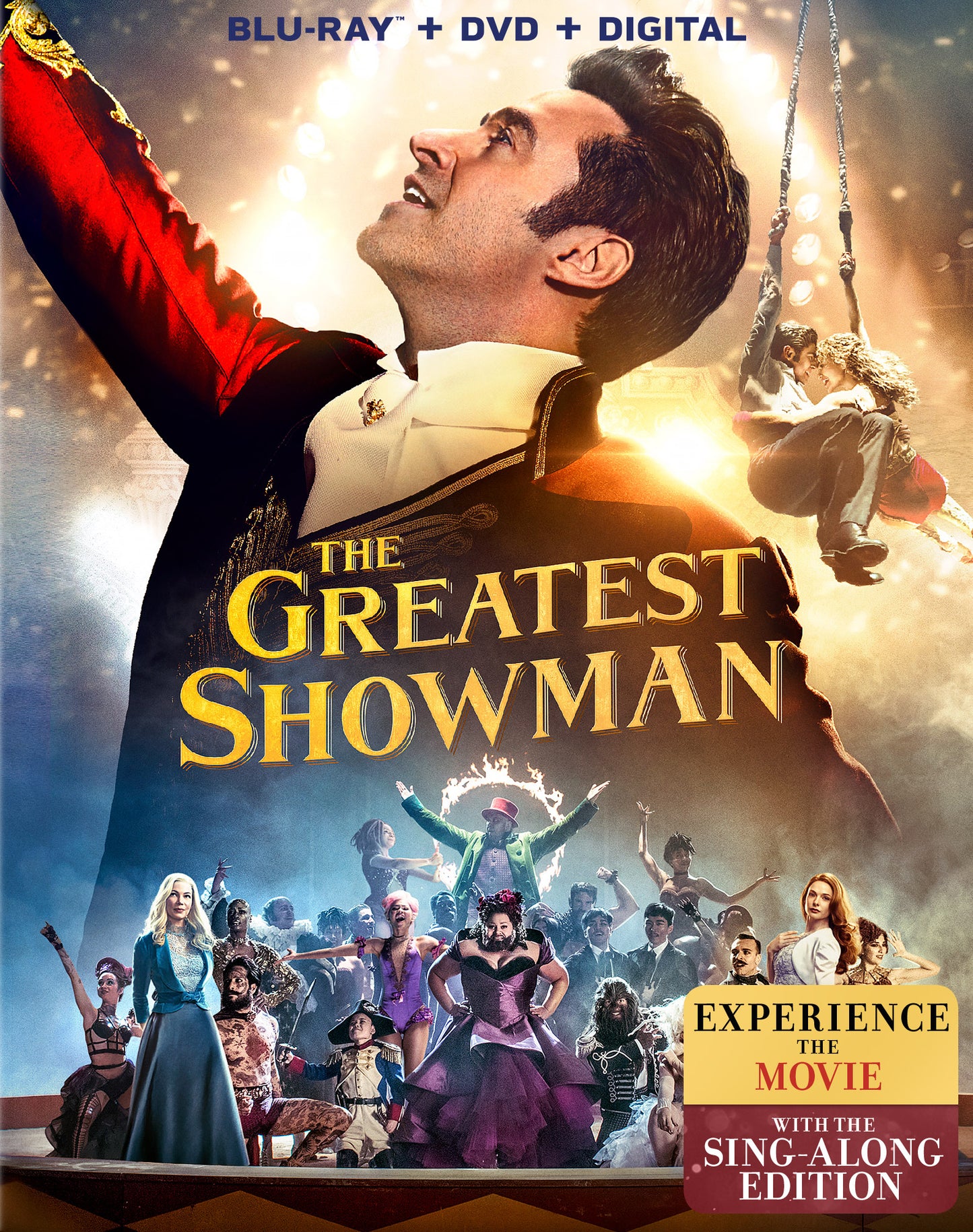 Greatest Showman [Includes Digital Copy] [Blu-ray/DVD] cover art