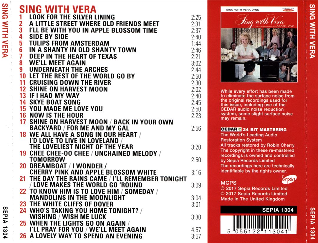 Sing with Vera cover art