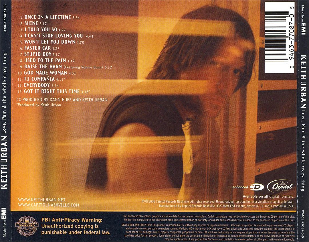 Love, Pain & the Whole Crazy Thing cover art