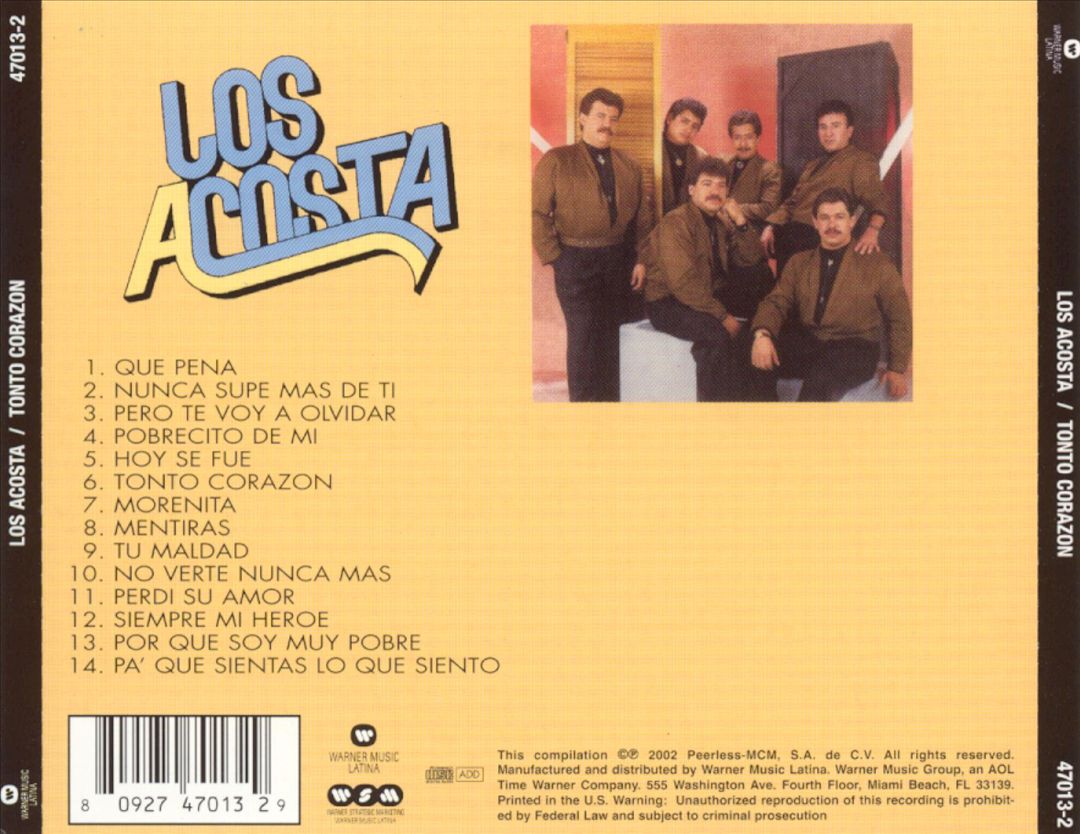 Tonto Corazon cover art